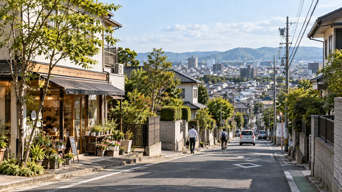 地域に根ざした日本の住宅街